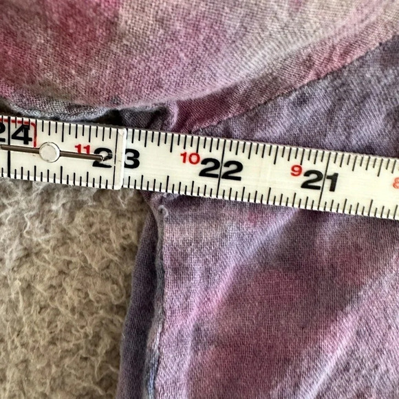 Palma Leone Shirt Dress Womens Medium Tie-Dye Artsy Boho High Low Hem‎ Beach - Picture 5 of 13